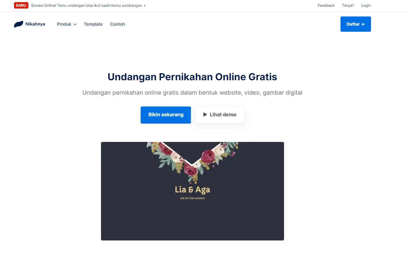 membuat undangan pernikahan online