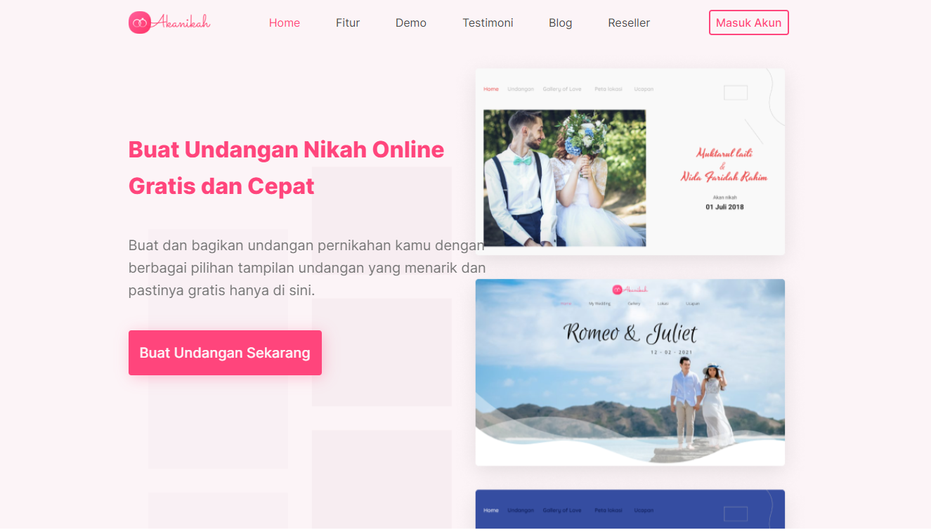 membuat undangan pernikahan online