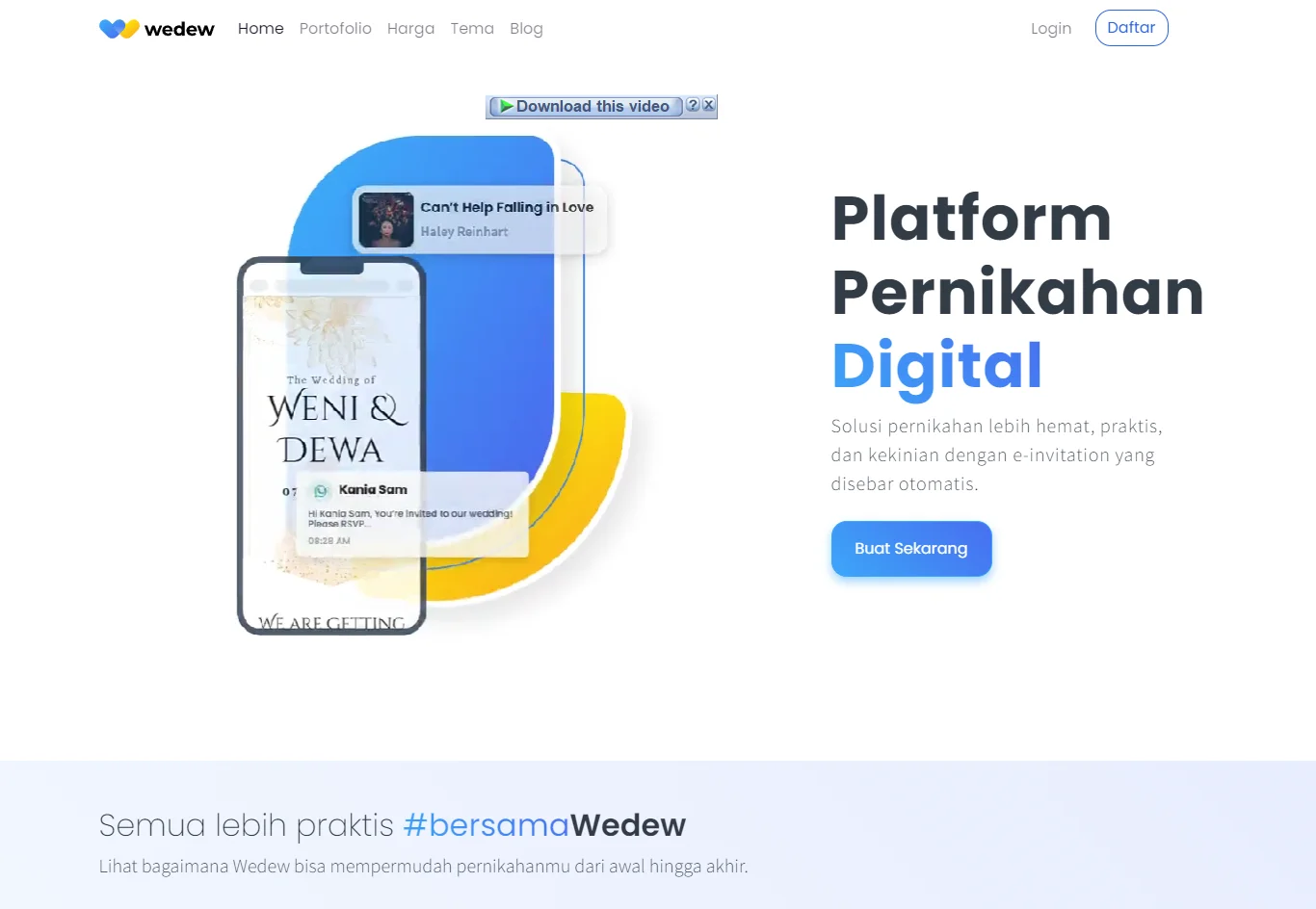 membuat undangan pernikahan online