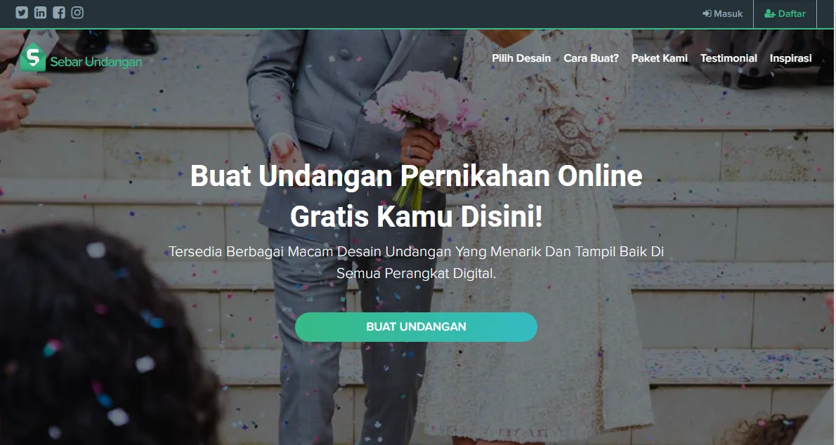sebar undangan online membuat undangan pernikahan online