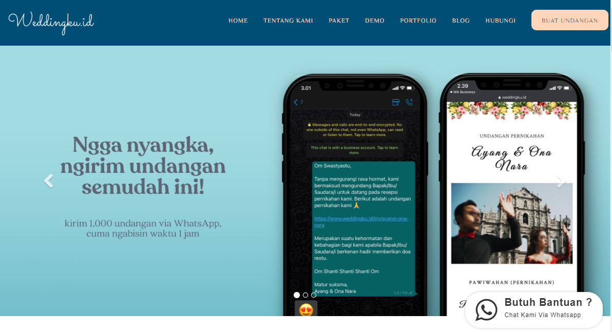 weddingku membuat undangan pernikahan online