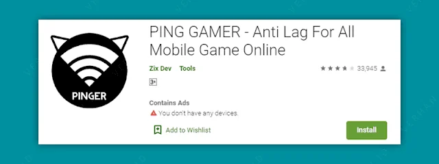 ping games Aplikasi Anti Lag Mobile Legends Terbaik