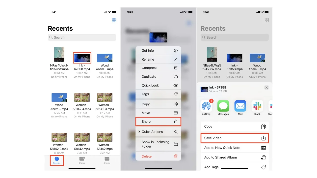 Find downloaded files on an iPhone or iPad